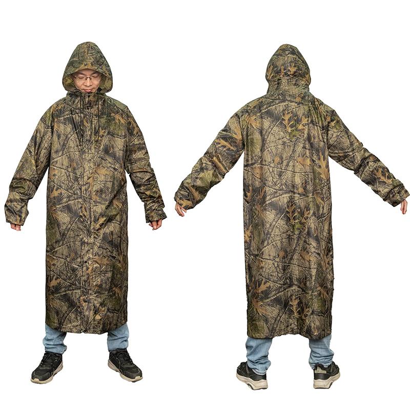 Fishing Rain Suit - Камуфляжный дождевик для взрослых, длинный ветрозащитный