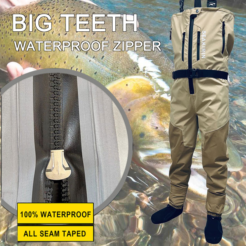 Fishing Pants Waterproof - Дышащие вейдеры для рыбалки на груди