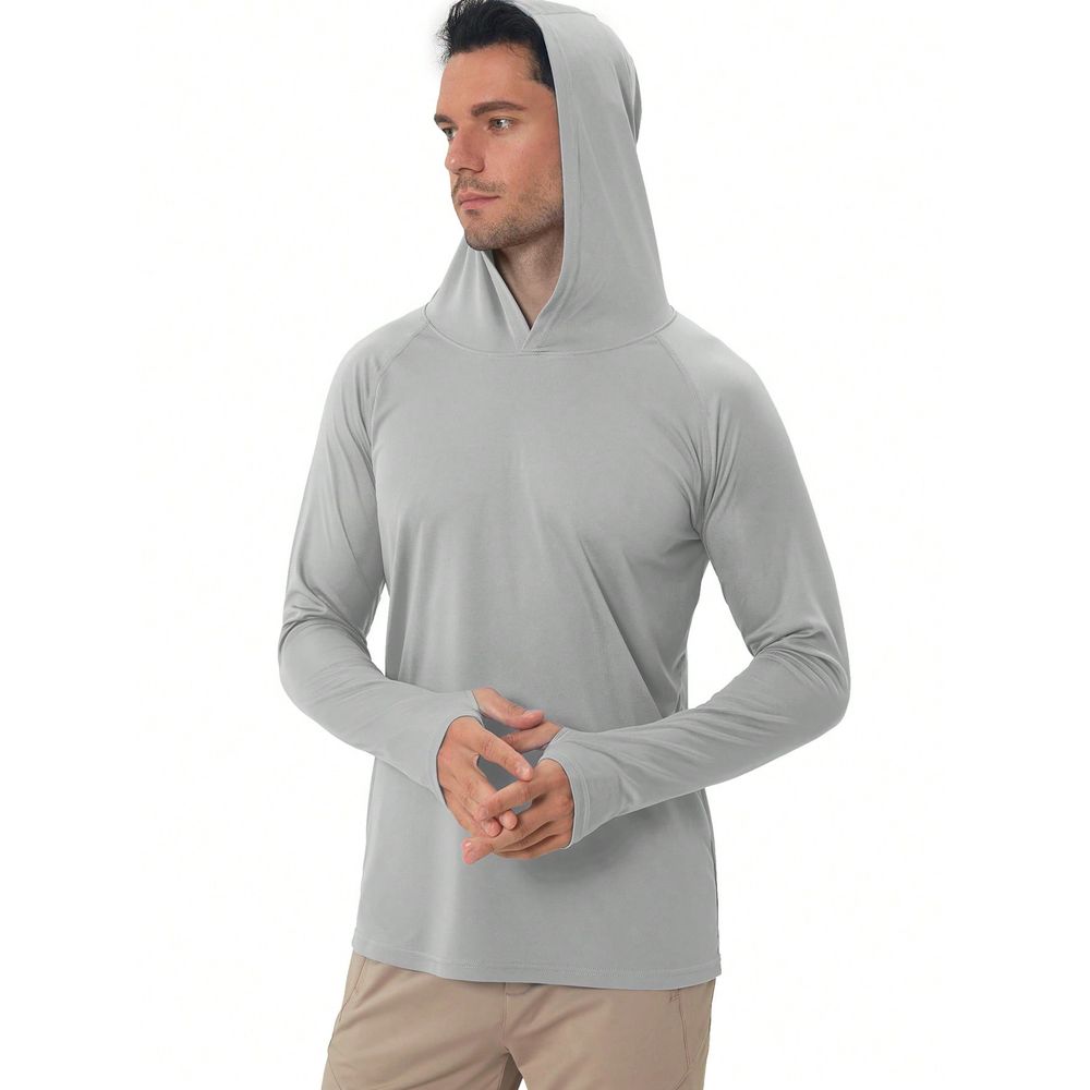 Fishing Shirt Uv Protection - Футболка с капюшоном для защиты от