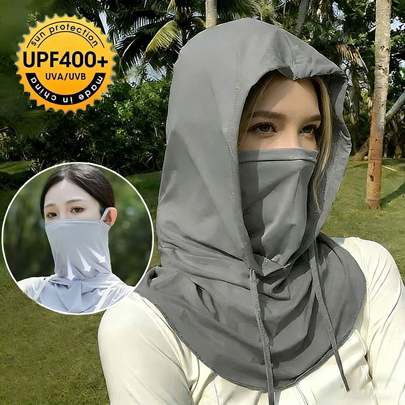 Fishing Hoodie - Балаклава-шапка (1 шт.): дышащая, быстросохнущая, с