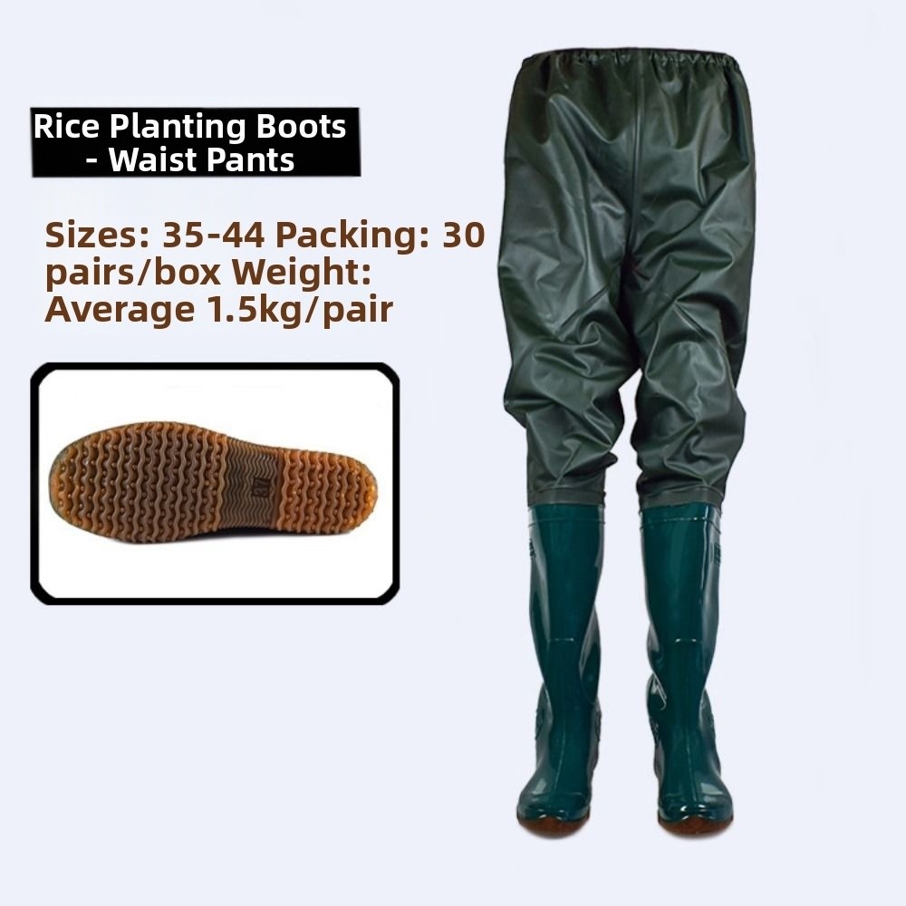 Fishing Pants Waterproof - Новые пластиковые ПВХ-полукомбинезоны-сапоги для рыбалки и