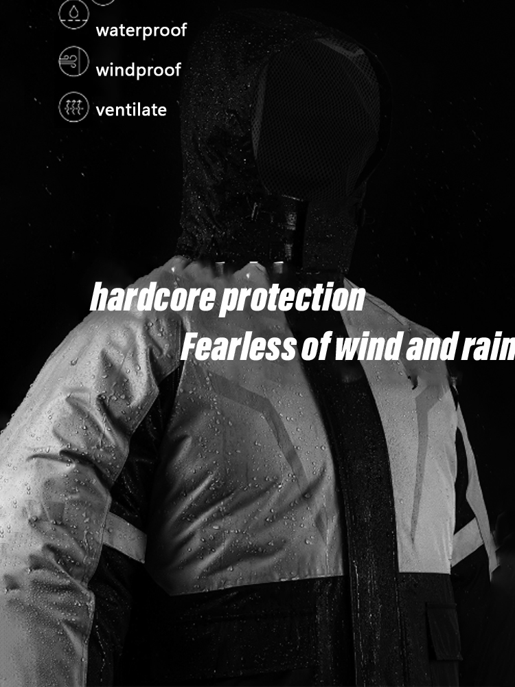 Fishing Rain Suit - Штормовой мотоциклетный дождевик, водонепроницаемый плащ, штаны,