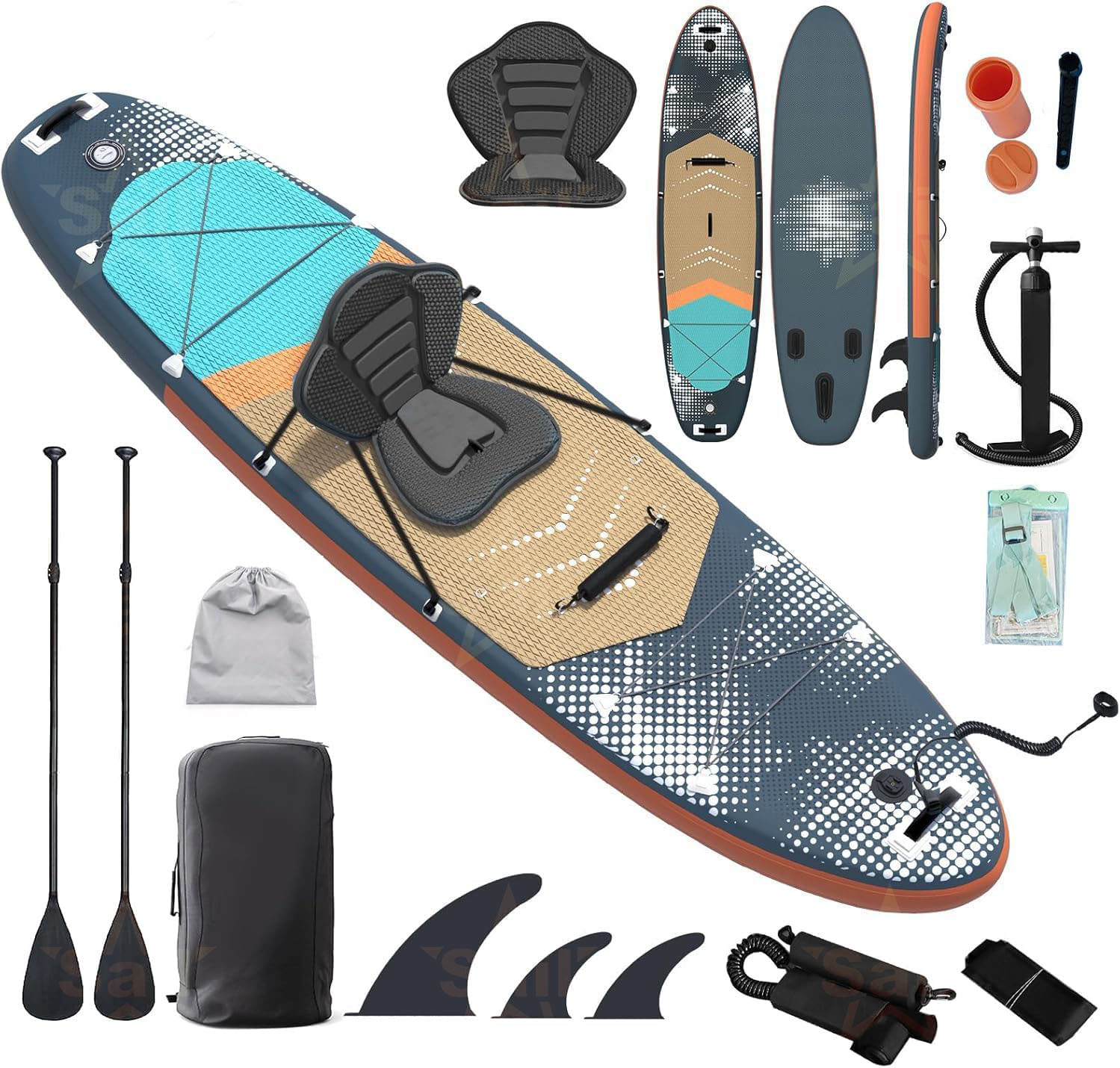 Fishing Backpack - Многофункциональная надувная доска для сап-серфинга (SUP)