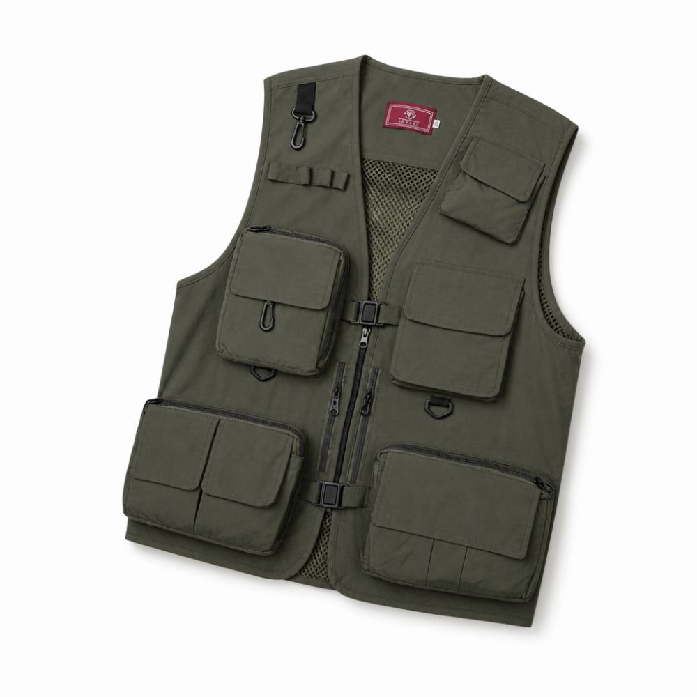 Fishing Vest - Повседневный водонепроницаемый рыболовный жилет, быстросохнущий, легкий,