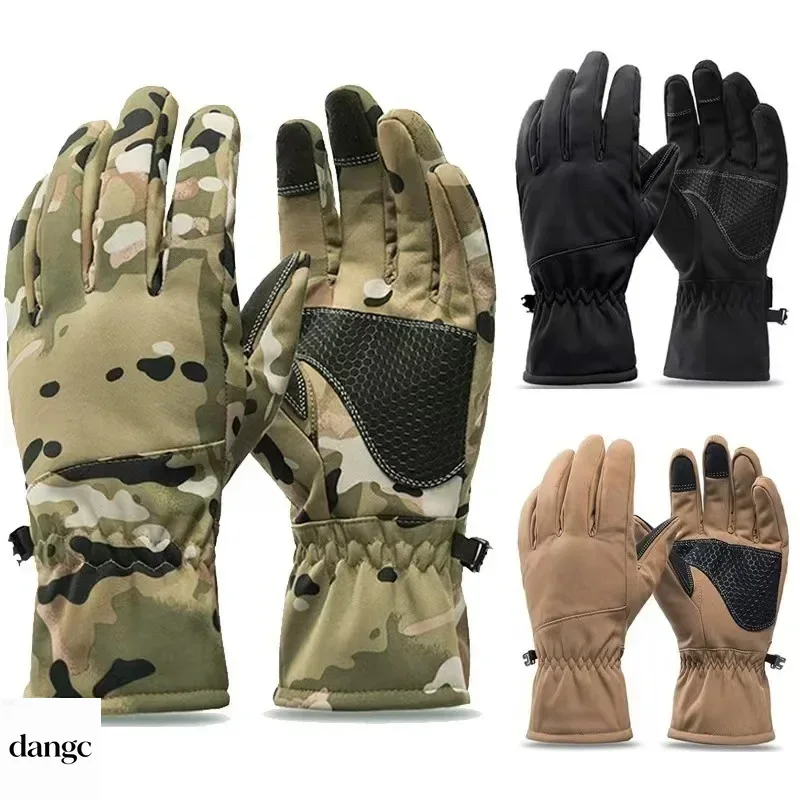 Fishing Gloves - Зимние водонепроницаемые камуфляжные охотничьи перчатки с