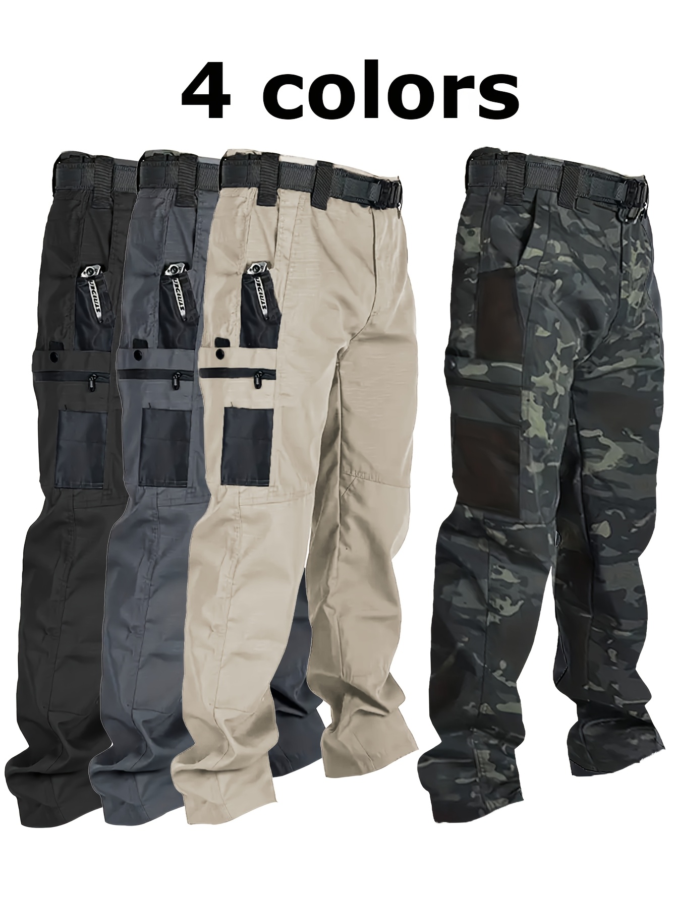 Fishing Pants Waterproof - Высококачественные мужские тактические брюки-карго европейского размера,