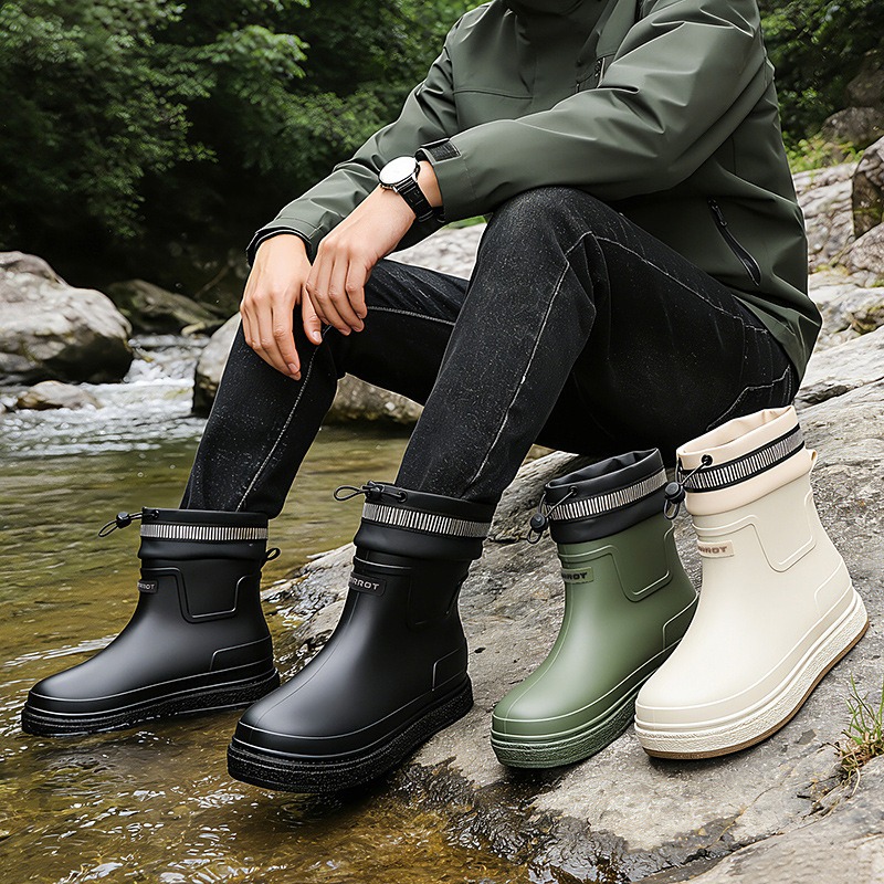 Fishing Boots - Мужские непромокаемые резиновые сапоги для работы