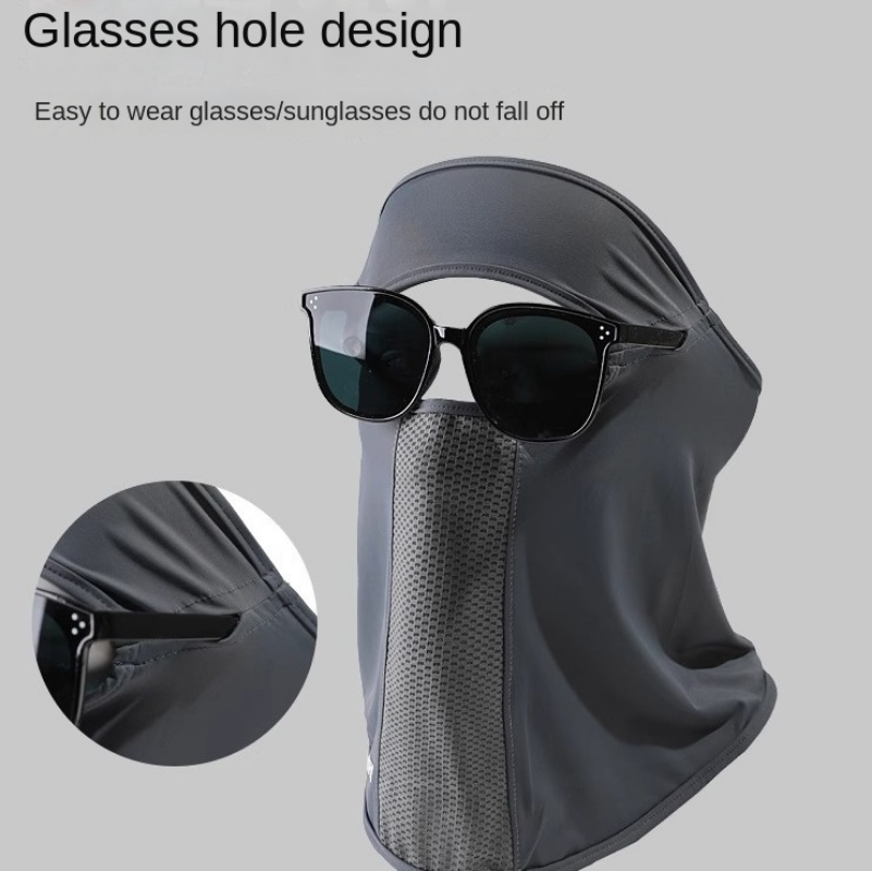Fishing Mask Sun Protection - Летняя маска из ледяного шелка с