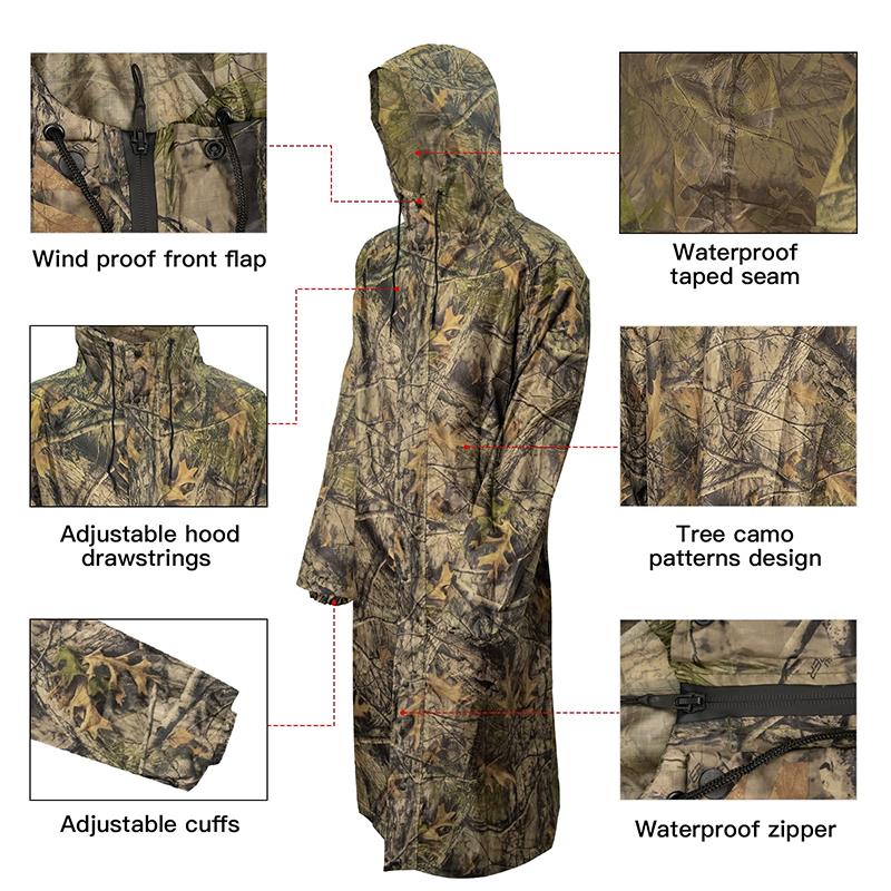 Камуфляжный дождевик для взрос – обзор и цена Fishing Rain Suit