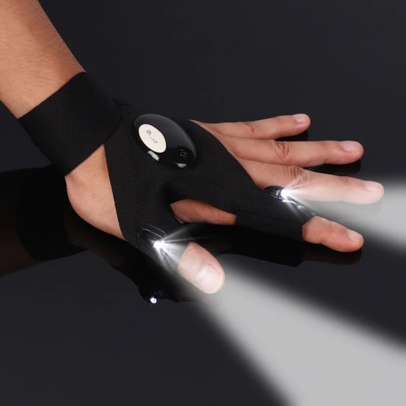 Светодиодные перчатки без паль – обзор и цена Fishing Gloves