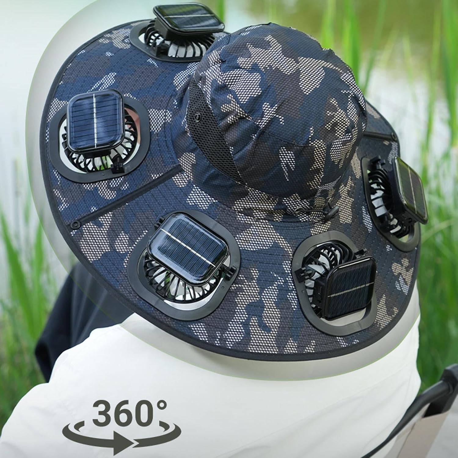 Солнечная кепка с 6 вентилятор – обзор и цена Fishing Hat