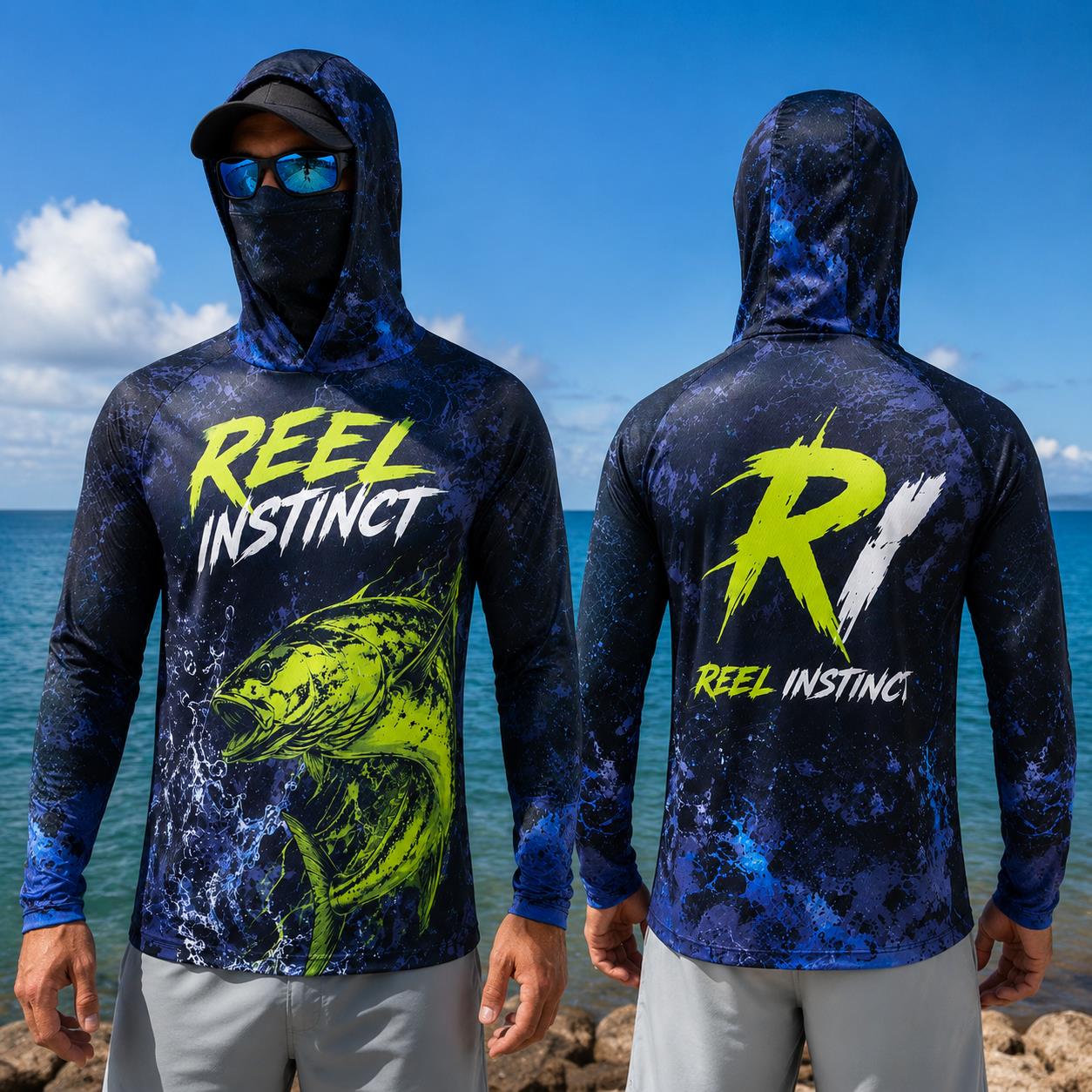 Мужская рыболовная толстовка с – обзор и цена Fishing Hoodie