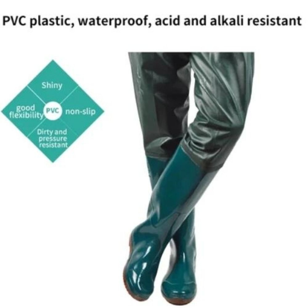 Пластиковые ПВХ-полукомбинезон – обзор и цена Fishing Pants Waterproof