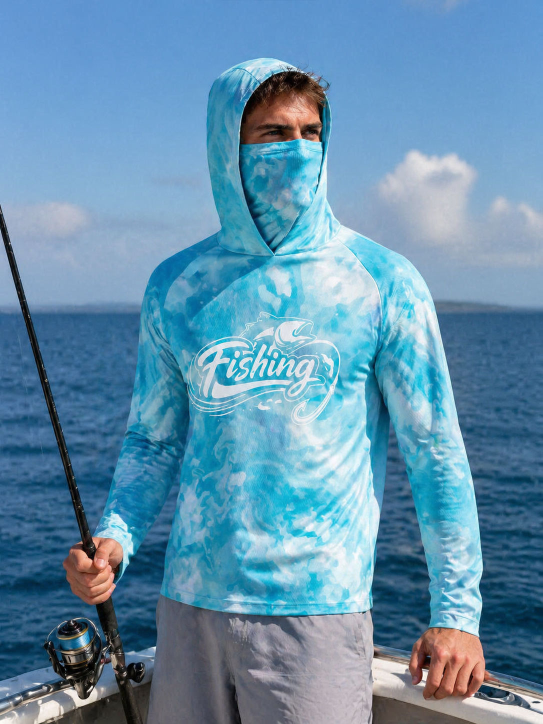 Рыболовная рубашка с капюшоном – обзор и цена Fishing Hoodie