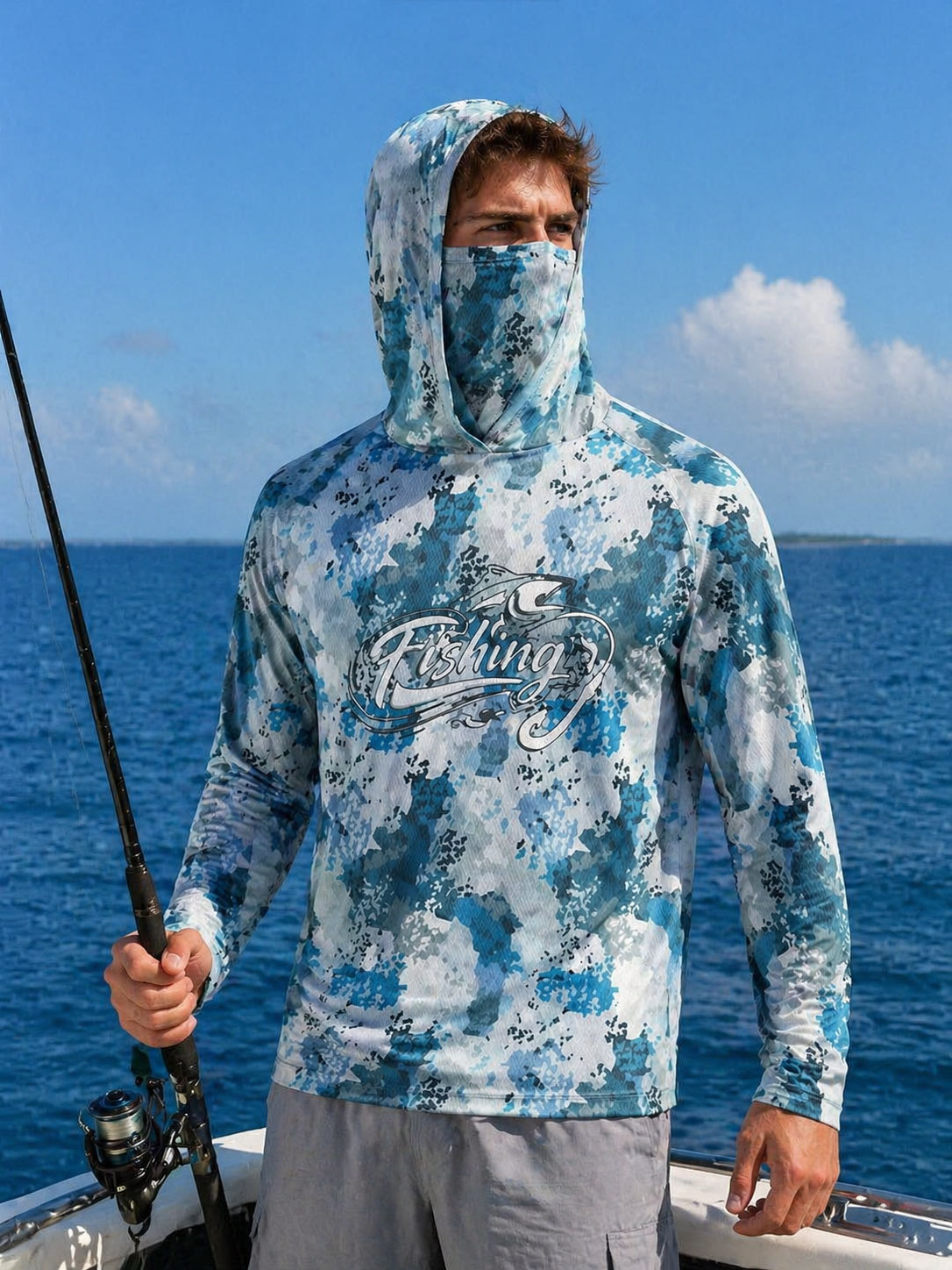 Рыболовная рубашка с капюшоном – обзор и цена Fishing Hoodie