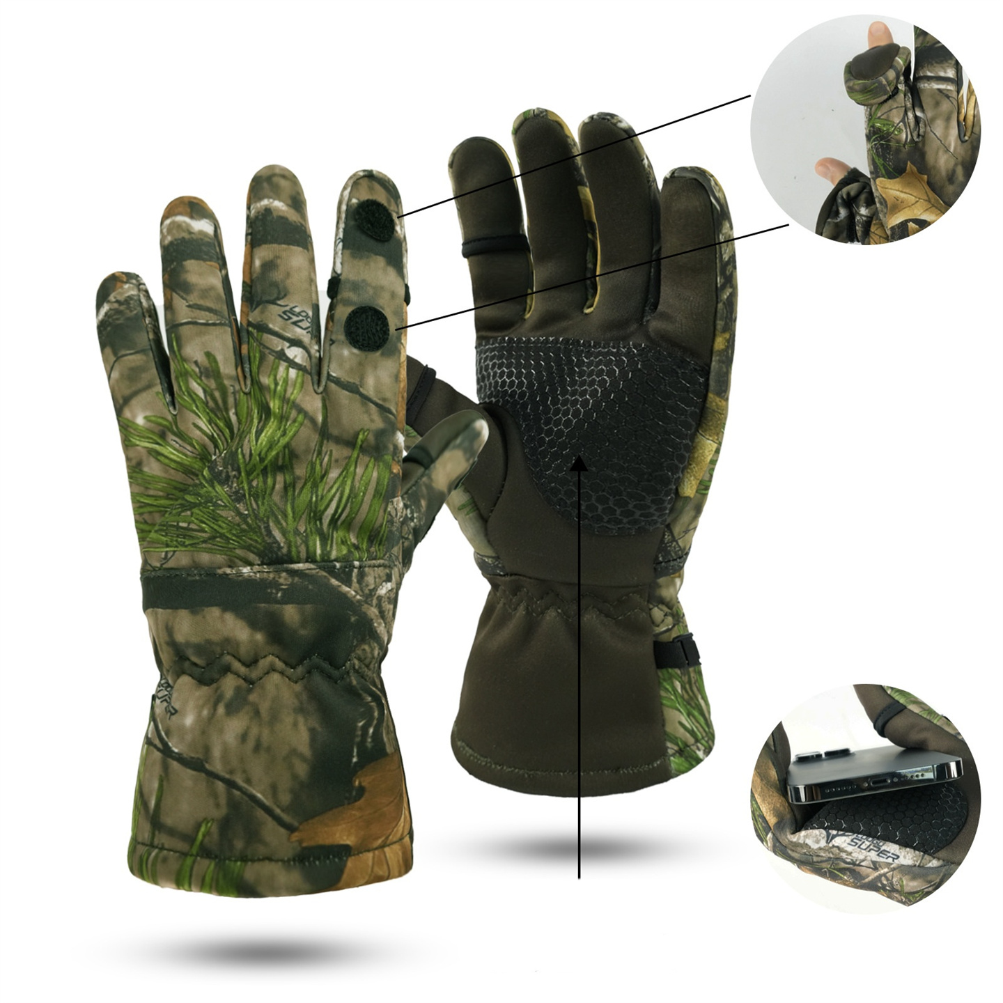 Уличные бионические охотничьи  – обзор и цена Fishing Gloves