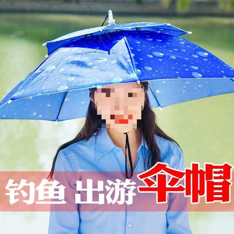 Зонт-шляпа: Двухслойный большо – обзор и цена Fishing Hat